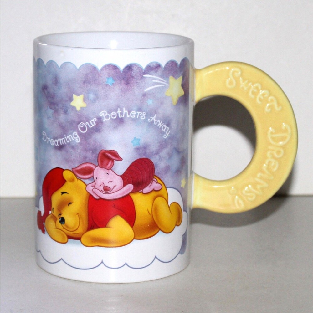 Large Mug Disney Sweet Dreams Winnie the Pooh Tigger 16oz Houston Harvest